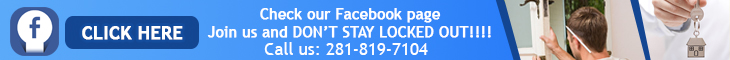 Join us on Facebook - Locksmith Atascocita